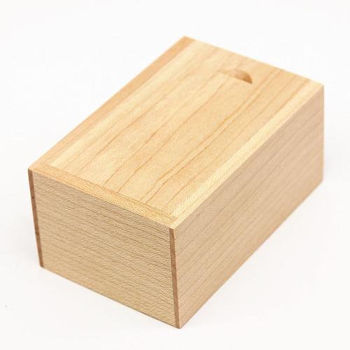 枫木盒方形实木盒小礼品盒收纳盒木制品diy刻字logo工艺首饰盒