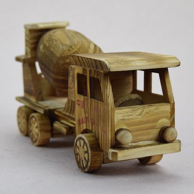 景区木制模型 玩具 木制搅拌机模型摆件 木制品系列批发